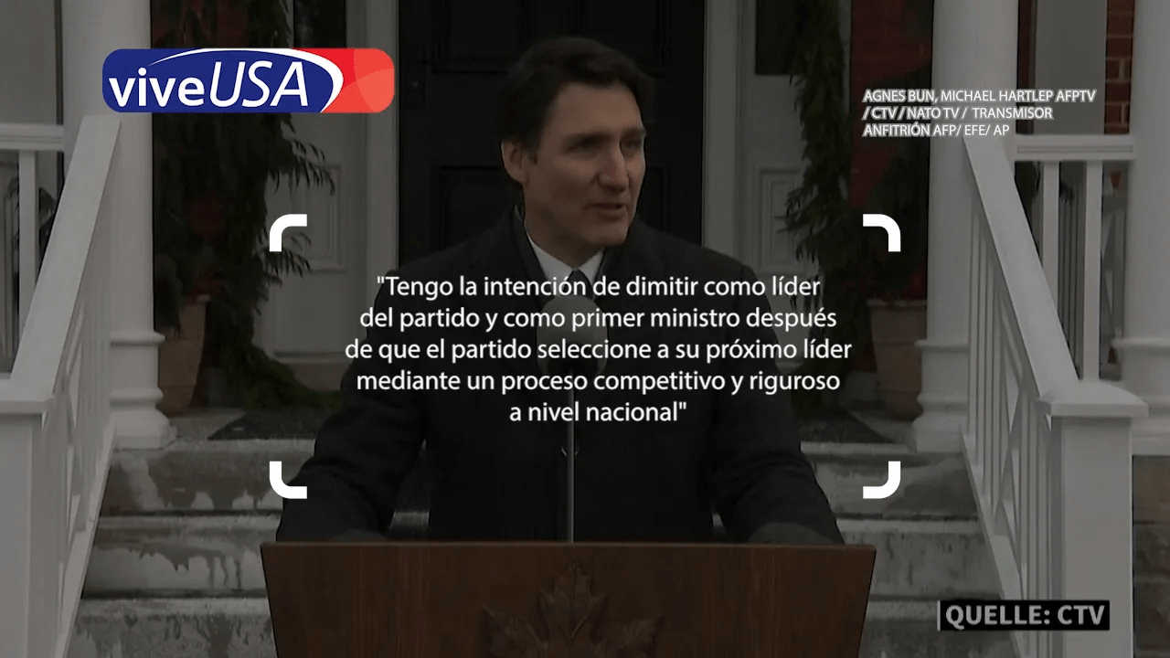 Justin Trudeau en conferencia de prensa