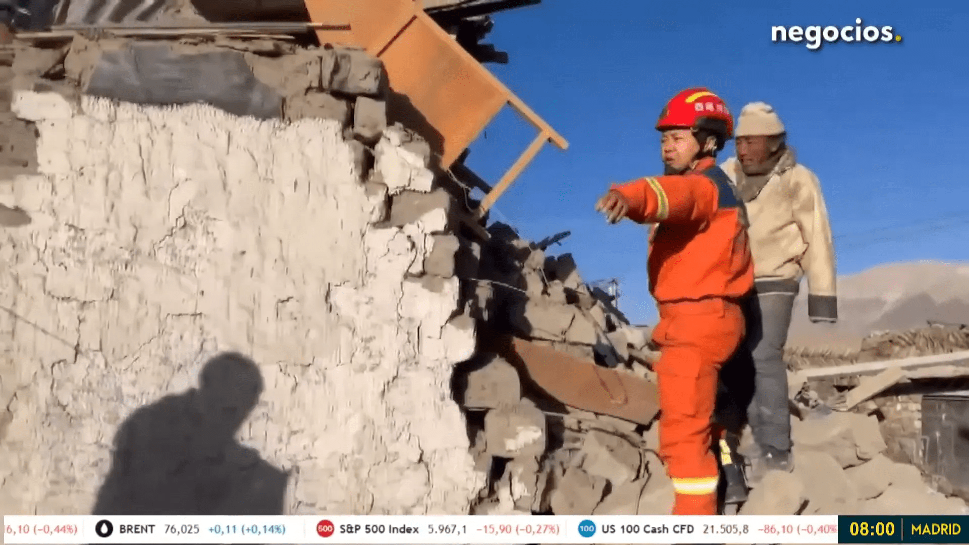 Imágenes del terremoto en Tíbet