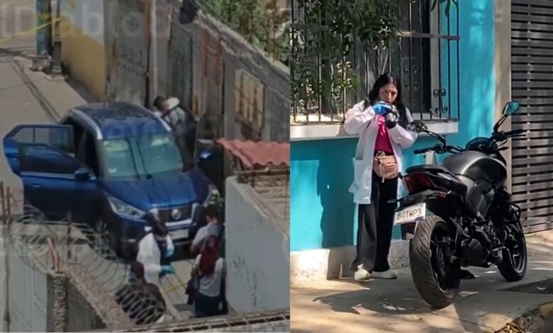 Aseguran automóvil y motocicleta vinculados a asesinato de colaboradores de Clara Brugada