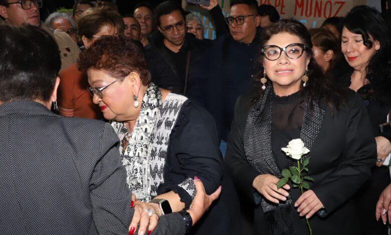 Clara Brugada en Funeraria