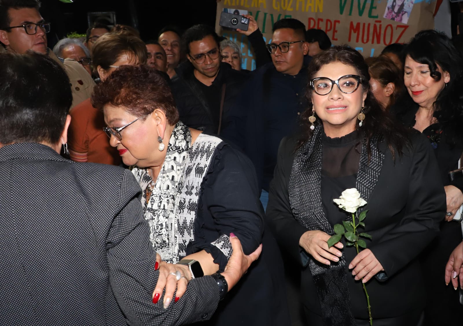 Clara Brugada en Funeraria