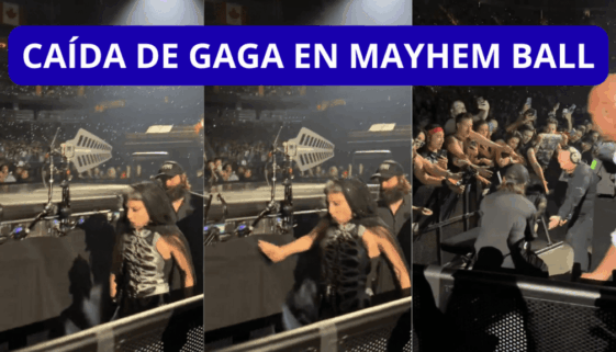 CAÍDA DE GAGA EN MAYHEM BALL