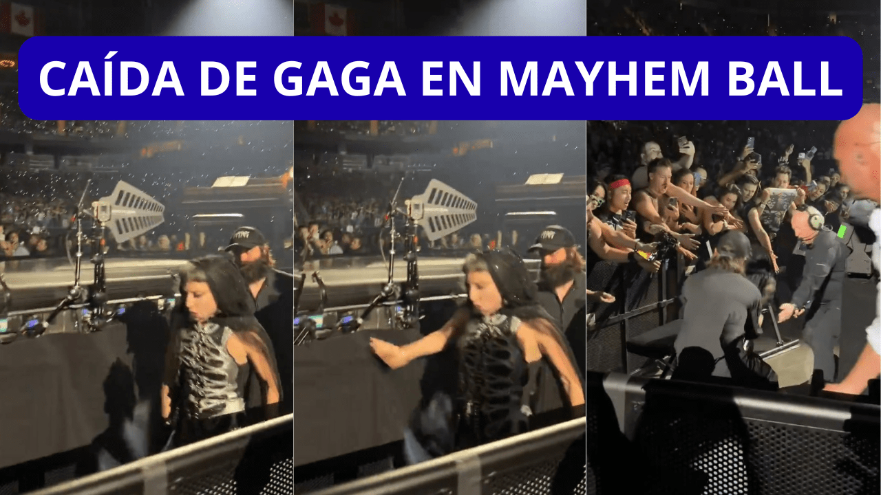 CAÍDA DE GAGA EN MAYHEM BALL