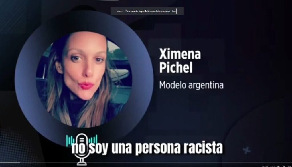 Ximena Pichel Disculpas