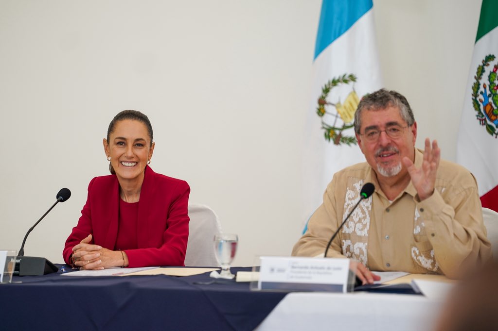 Claudia Sheinbaum realiza visita oficial a Guatemala para fortalecer lazos bilaterales