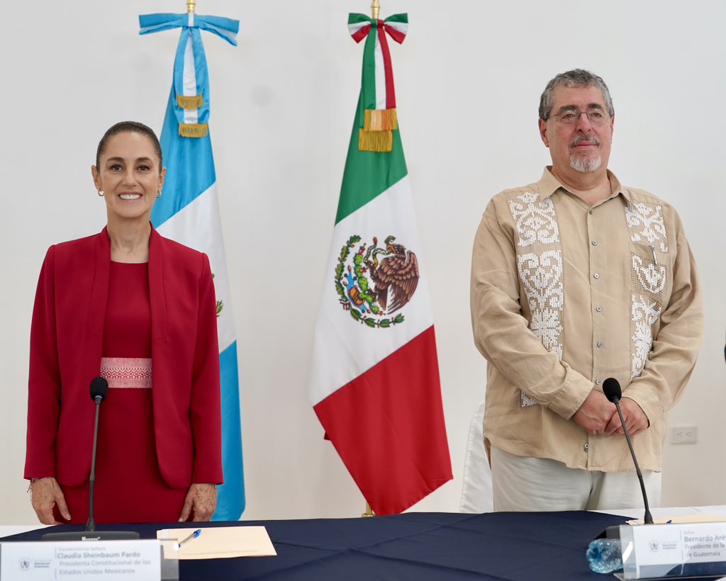 Claudia Sheinbaum visita Guatemala