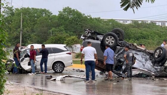 Tragedia en Cancún: Accidente Vial Cobra la Vida de una Familia Completa que Visitaba la Ciudad para una Boda