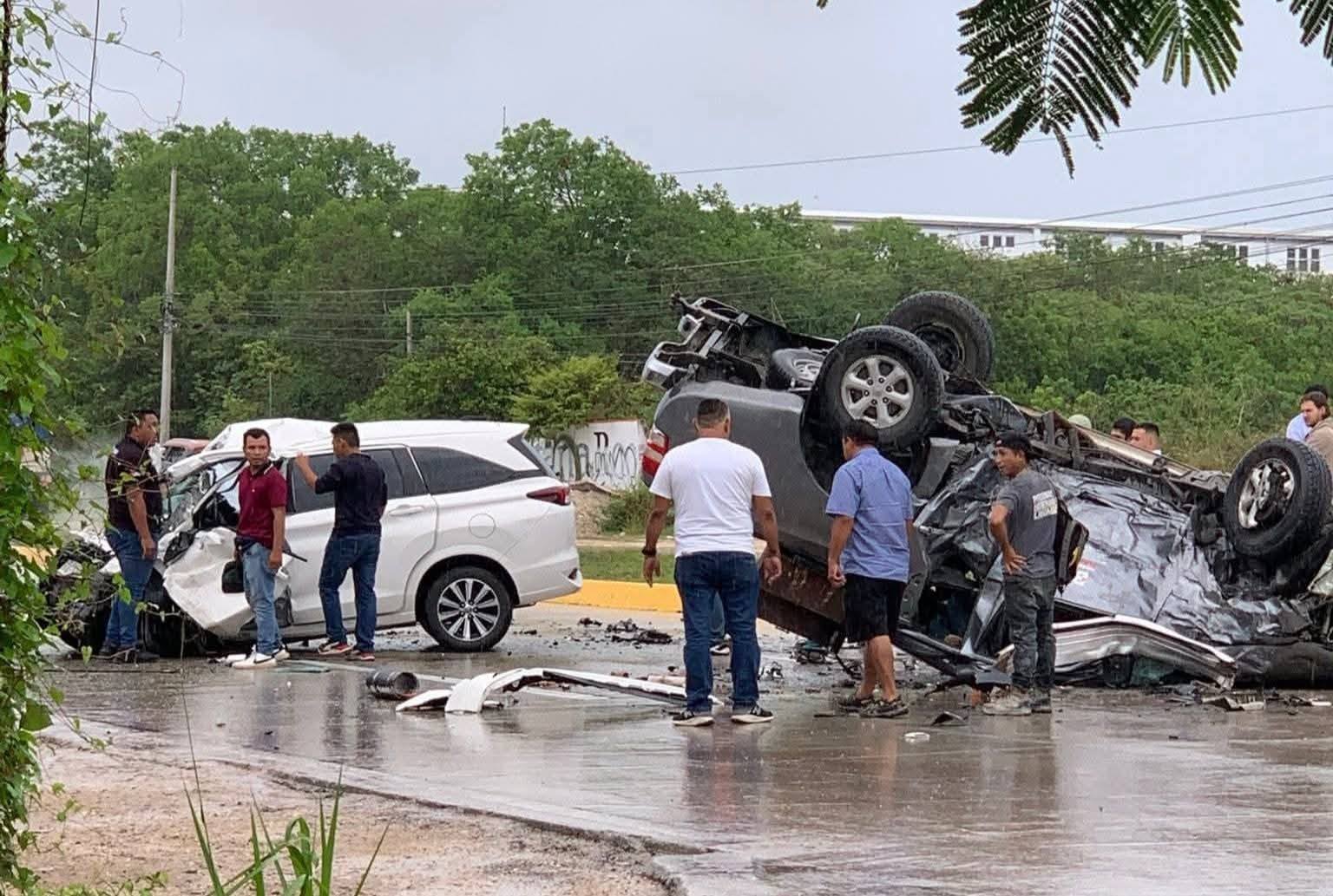 Tragedia en Cancún: Accidente Vial Cobra la Vida de una Familia Completa que Visitaba la Ciudad para una Boda